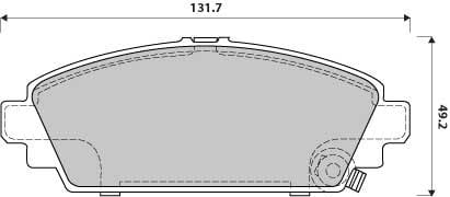 FERODO BRAKE PAD SET (4)