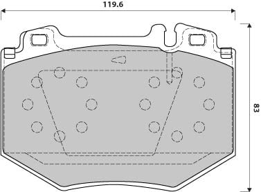 PREMIUM BRAKE PAD SET (4)