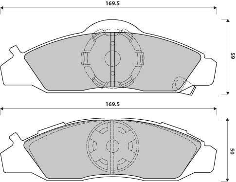 PREMIUM BRAKE PAD SET (4)