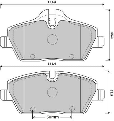 PREMIUM BRAKE PAD SET (4)