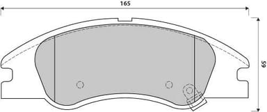 FERODO BRAKE PAD SET (4)