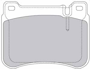 FERODO BRAKE PAD SET (4)