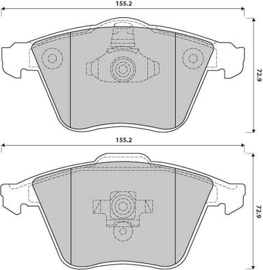 FERODO BRAKE PAD SET (4)