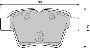 PREMIUM BRAKE PAD SET (4)