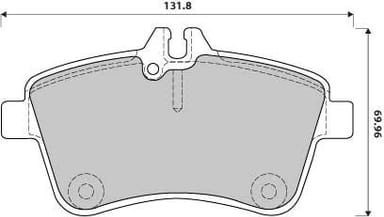 PREMIUM BRAKE PAD SET (4)