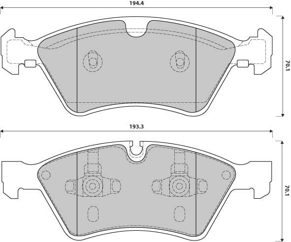 PREMIUM BRAKE PAD SET (4)