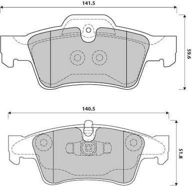 PREMIUM BRAKE PAD SET (4)