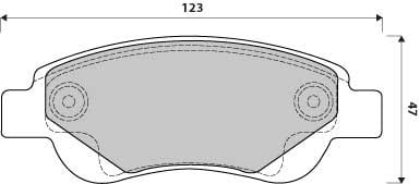 PREMIUM BRAKE PAD SET (4)