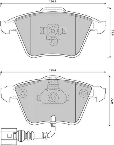 PREMIUM BRAKE PAD SET (4)
