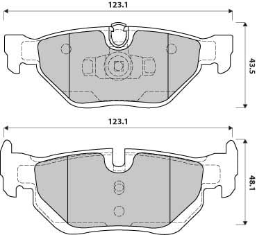 PREMIUM BRAKE PAD SET (4)
