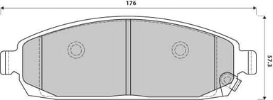 FERODO BRAKE PAD SET (4)