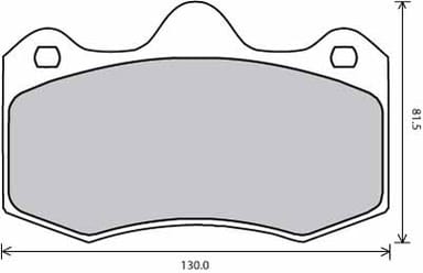 FERODO BRAKE PAD SET (4)
