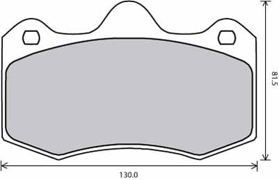 FERODO BRAKE PAD SET (4)