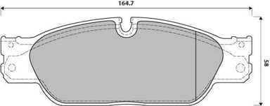 FERODO BRAKE PAD SET (4)