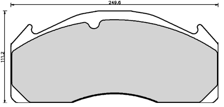PREMIUM BRAKE PAD SET (4)
