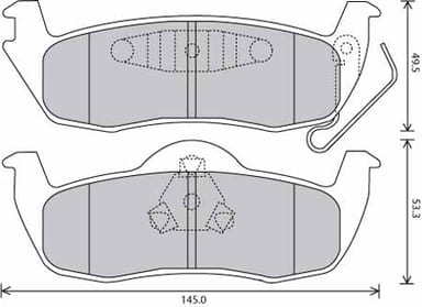 PREMIUM BRAKE PAD SET (4)
