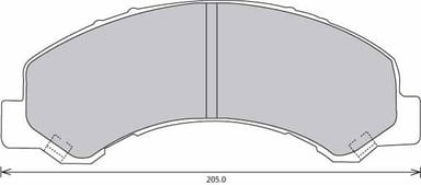 PREMIUM BRAKE PAD SET (4)