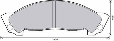 PREMIUM BRAKE PAD SET (4)