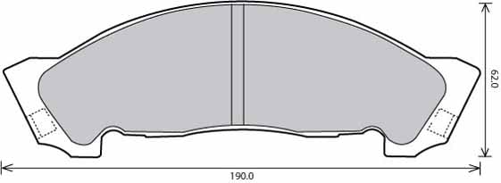 PREMIUM BRAKE PAD SET (4)