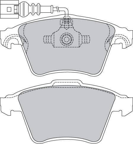 FERODO BRAKE PAD SET (4)