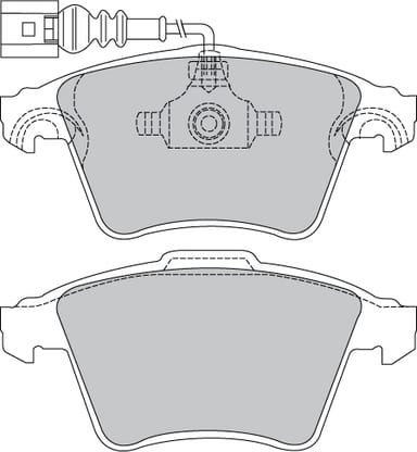 FERODO BRAKE PAD SET (4)