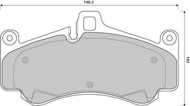 FERODO BRAKE PAD SET (4)