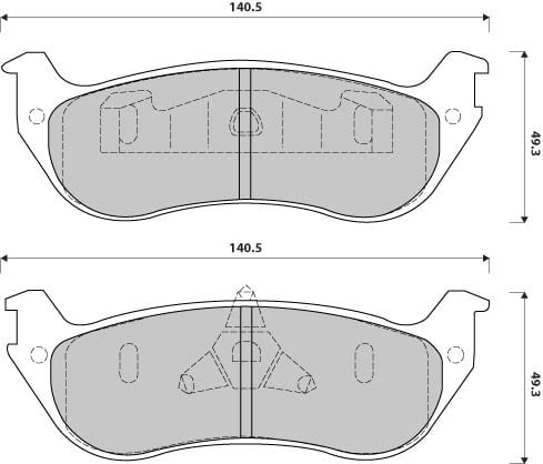 PREMIUM BRAKE PAD SET (4)