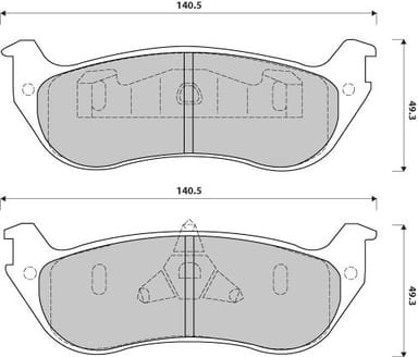 PREMIUM BRAKE PAD SET (4)