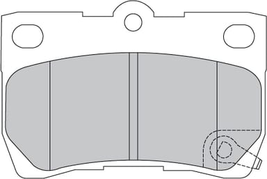 FERODO BRAKE PAD SET (4)