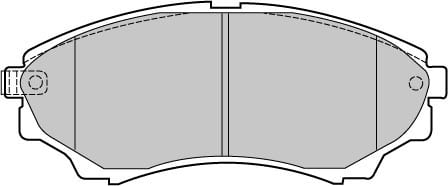 FERODO BRAKE PAD SET (4)