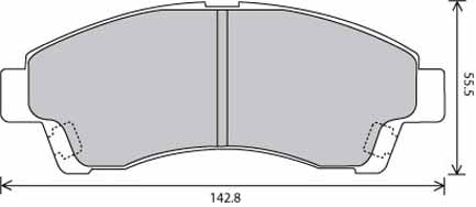 PREMIUM BRAKE PAD SET (4)