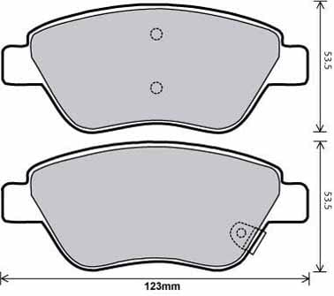 PREMIUM BRAKE PAD SET (4)