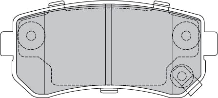 PREMIUM BRAKE PAD SET (4)