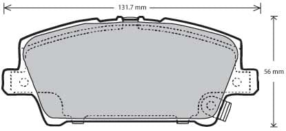 PREMIUM BRAKE PAD SET (4)