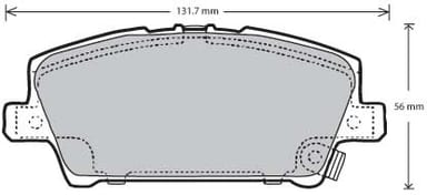 PREMIUM BRAKE PAD SET (4)