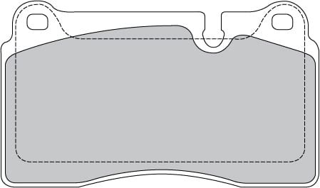 FERODO BRAKE PAD SET (4)