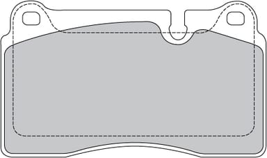 FERODO BRAKE PAD SET (4)