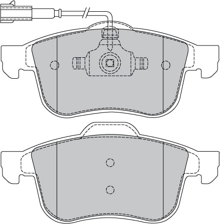 FERODO BRAKE PAD SET (4)