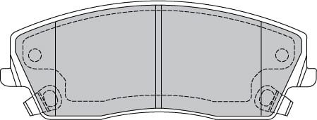 PREMIUM BRAKE PAD SET (4)