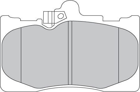 FERODO BRAKE PAD SET (4)