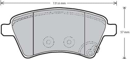 PREMIUM BRAKE PAD SET (4)