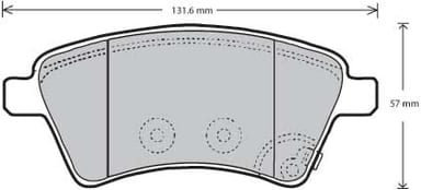 PREMIUM BRAKE PAD SET (4)