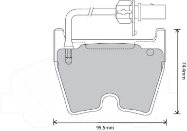 PREMIUM BRAKE PAD SET (8)