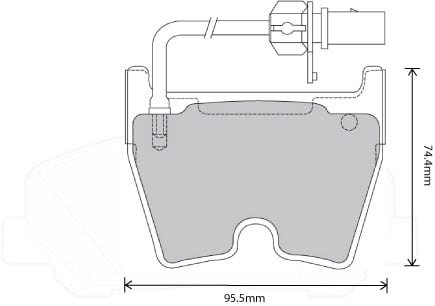 PREMIUM BRAKE PAD SET (8)