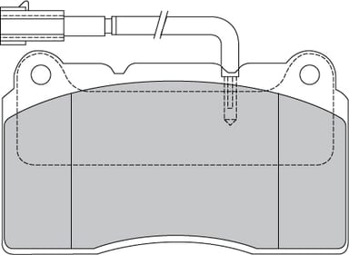 FERODO BRAKE PAD SET (4)