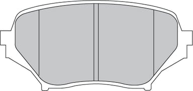FERODO BRAKE PAD SET (4)