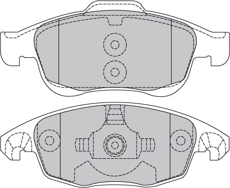 PREMIUM BRAKE PAD SET (4)