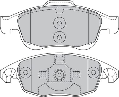 PREMIUM BRAKE PAD SET (4)