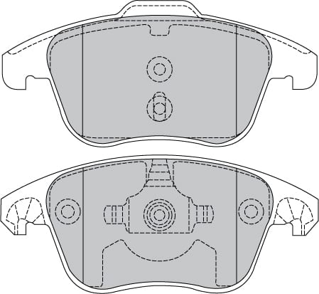 FERODO BRAKE PAD SET (4)