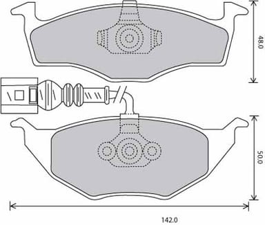 PREMIUM BRAKE PAD SET (4)